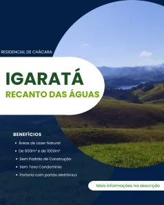Lote/Terreno à venda, 600m² no Centro, Igaratá