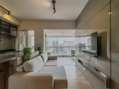 Apartamento com 1 Quarto para alugar, 55m² no Vila Olímpia, São Paulo
