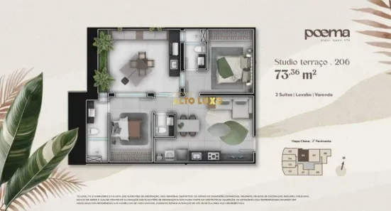 Apartamento com 1 Quarto à venda, 43m² no São Pedro, Belo Horizonte