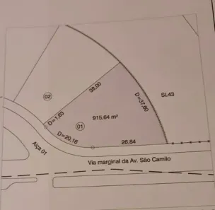 Lote/Terreno à venda, 915m² no Granja Viana, Carapicuíba