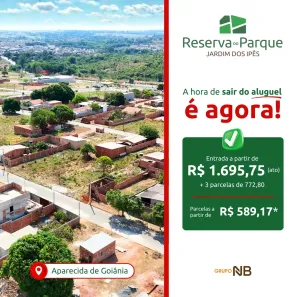 Lote/Terreno à venda, 240m² no Jardim Ipê, Aparecida de Goiânia