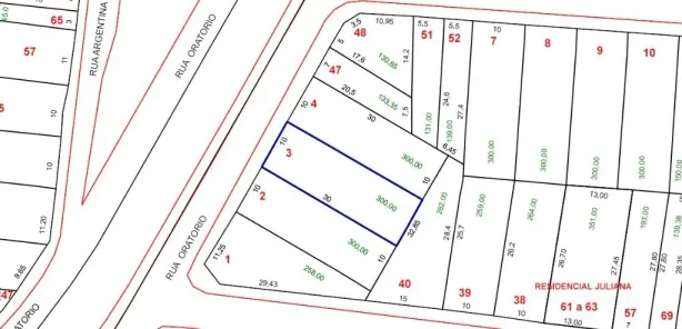 Lote/Terreno à venda, 300m² no Bangú, Santo André
