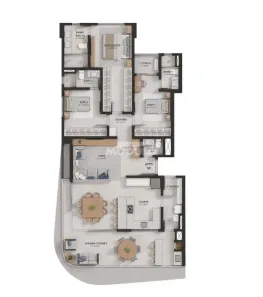 Apartamento com 3 Quartos à venda, 147m² no Gávea, Uberlândia