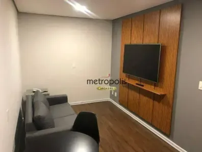 Flat com 1 Quarto à venda, 44m² no Centro, Santo André