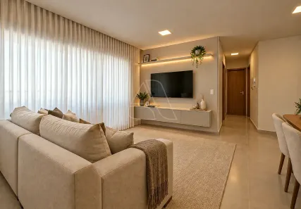 Apartamento com 3 Quartos para alugar, 77m² no Jundiaí, Anápolis