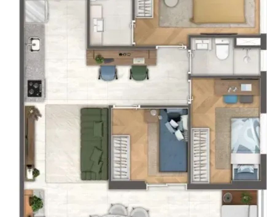 SOBERANO GUILHERMINA - APARTAMENTOS no Vila Guilhermina, São Paulo