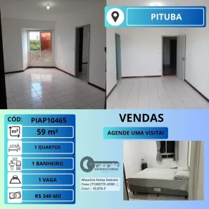 Apartamento com 1 Quarto à venda, 59m² no Pituba, Salvador