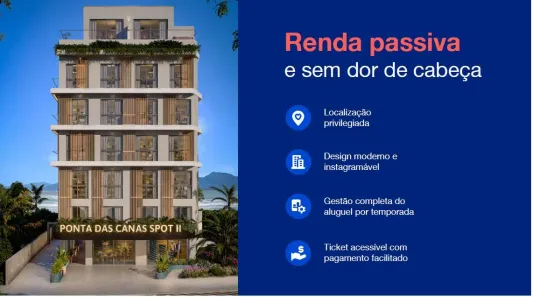 Apartamento com 1 Quarto à venda, 27m² no Cachoeira do Bom Jesus, Florianópolis