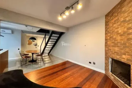 Apartamento com 1 Quarto para alugar, 98m² no Jardim, Santo André