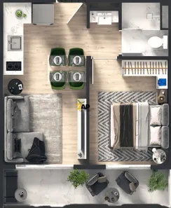 Apartamento com 1 Quarto à venda, 33m² no Vila Suzana, São Paulo