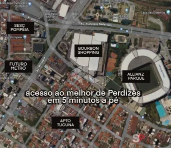 Apartamento com 3 Quartos à venda, 98m² no Perdizes, São Paulo