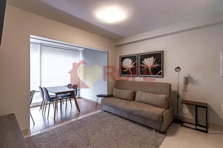 Apartamento com 1 Quarto para alugar, 45m² no Indianópolis, São Paulo