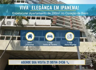 Apartamento com 2 Quartos à venda, 200m² no Ipanema, Rio de Janeiro