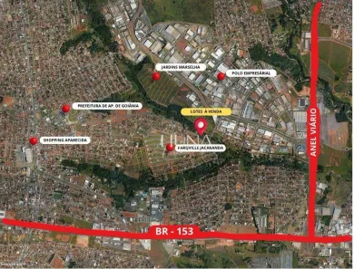 Lote/Terreno à venda, 2595m² no Jardim Cristal, Aparecida de Goiânia