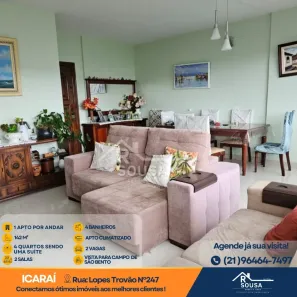 Apartamento com 4 Quartos à venda, 142m² no Icaraí, Niterói