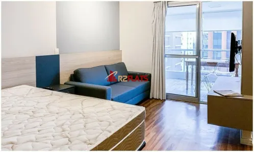 Flat com 1 Quarto para alugar, 35m² no Indianópolis, São Paulo
