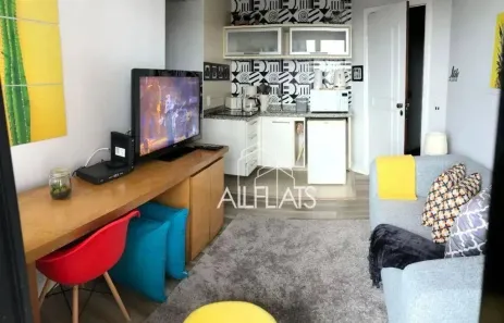 Apartamento com 1 Quarto à venda, 40m² no Paraíso do Morumbi, São Paulo