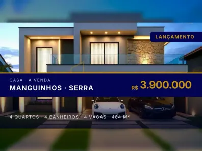 Casa com 4 Quartos à venda, 484m² no Manguinhos, Serra