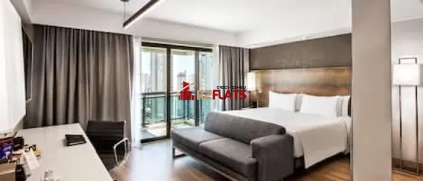 Flat com 1 Quarto para alugar, 27m² no Itaim Bibi, São Paulo