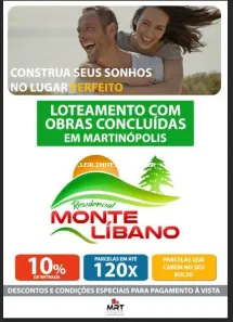 Lote/Terreno à venda, 253m² no , Martinópolis