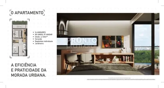 Apartamento com 1 Quarto à venda, 23m² no Boa Viagem, Recife