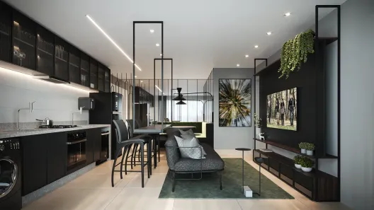 Apartamento com 1 Quarto à venda, 48m² no Setor Marista, Goiânia