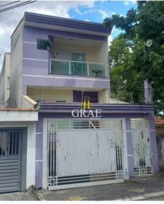 Sobrado com 3 Quartos à venda, 218m² no Jardim das Maravilhas, Santo André