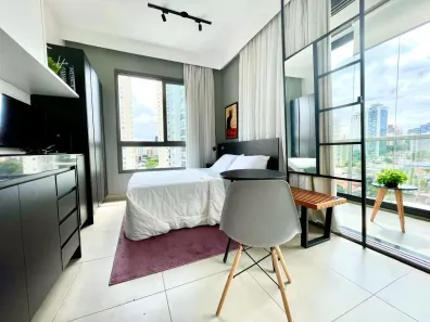 Apartamento com 1 Quarto para alugar, 25m² no Vila Olímpia, São Paulo