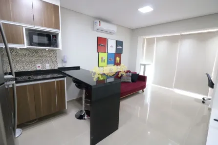 Flat com 1 Quarto para alugar, 33m² no Santo Amaro, São Paulo