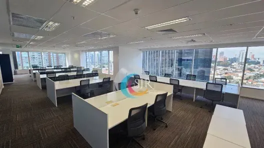Sala Comercial para alugar, 883m² no Vila São Francisco (Zona Sul), São Paulo