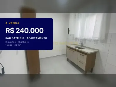 Apartamento com 2 Quartos à venda, 45m² no São Patrício, Serra