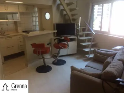 Apartamento com 1 Quarto para venda ou aluguel, 45m² no Vila Nova Conceição, São Paulo