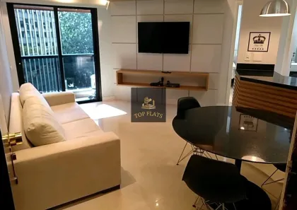 Flat com 1 Quarto para alugar, 40m² no Itaim Bibi, São Paulo