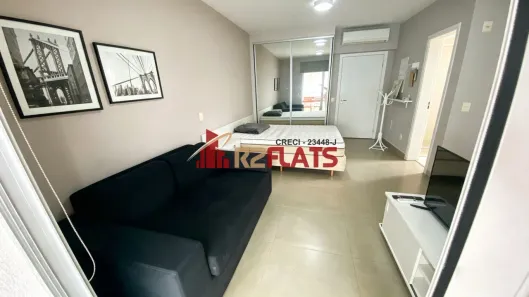 Flat com 1 Quarto para alugar, 37m² no Indianópolis, São Paulo