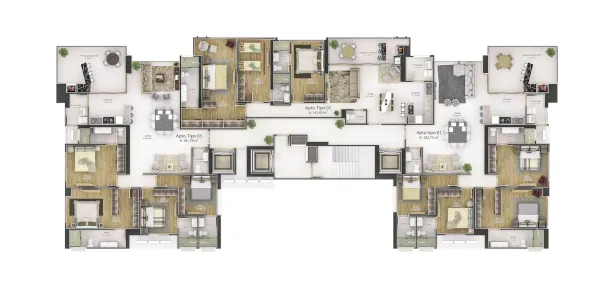 Apartamento com 4 Quartos à venda, 182m² no Meia Praia, Itapema