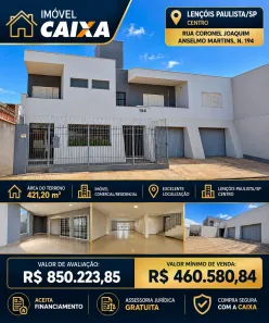 Sobrado com 3 Quartos à venda, 379m² no Centro, Lençóis Paulista
