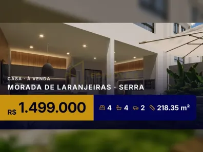 Casa com 4 Quartos à venda, 218m² no Morada de Laranjeiras, Serra