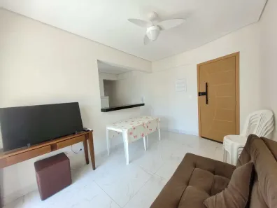 Apartamento com 2 Quartos para alugar, 73m² no Caiçara, Praia Grande