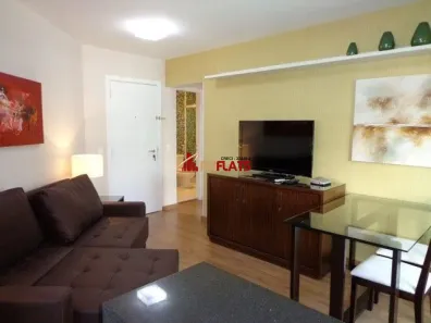 Flat com 1 Quarto para alugar, 40m² no Itaim Bibi, São Paulo