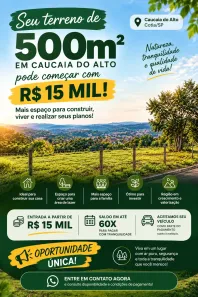 Lote/Terreno à venda, 500m² no Algarve, Cotia