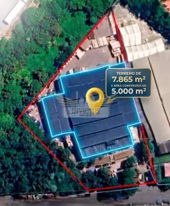 Galpão/Depósito/Armazém à venda, 5000m² no Vila Carlina, Mauá