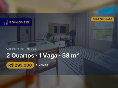 Apartamento com 2 Quartos à venda, 58m² no Valparaíso, Serra