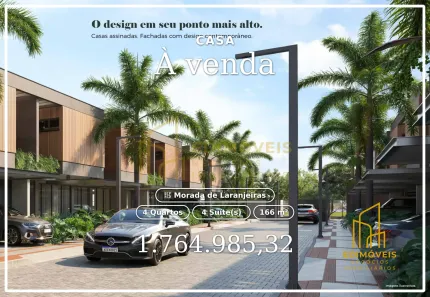 Casa com 4 Quartos à venda, 166m² no Morada de Laranjeiras, Serra