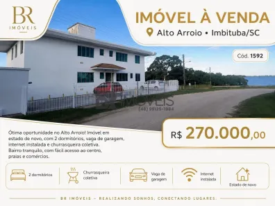 Apartamento com 2 Quartos à venda, 43m² no Alto Arroio, Imbituba
