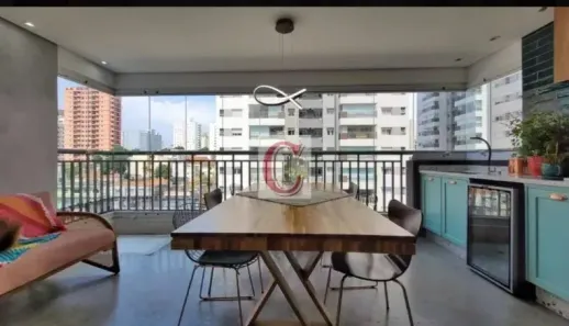 Apartamento com 3 Quartos à venda, 117m² no Vila Assunção, Santo André