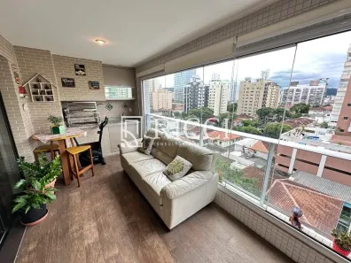 Apartamento com 3 Quartos à venda, 138m² no Gonzaga, Santos