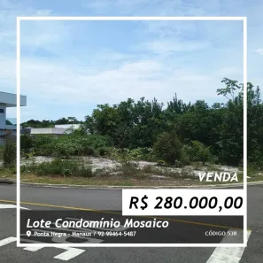 Lote/Terreno à venda, 228m² no Ponta Negra, Manaus