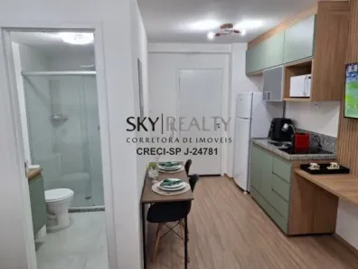 Apartamento com 1 Quarto para alugar, 27m² no Santo Amaro, São Paulo