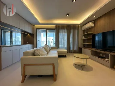 Apartamento com 1 Quarto para alugar, 105m² no Cidade Monções, São Paulo