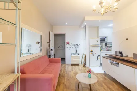 Apartamento com 1 Quarto para alugar, 44m² no Pinheiros, São Paulo